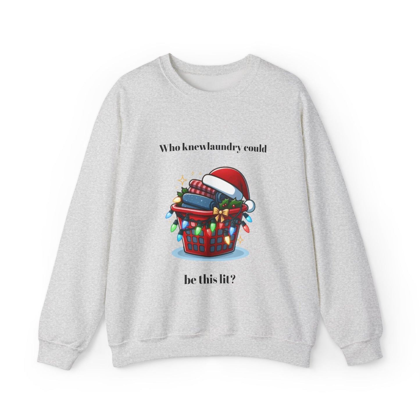 Festive Glowing Laundry Sweatshirt