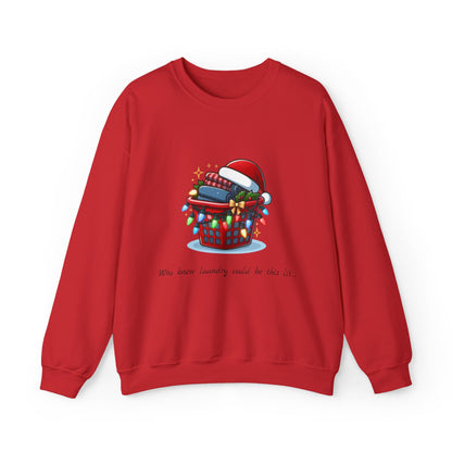 Festive Glowing Laundry Sweatshirt