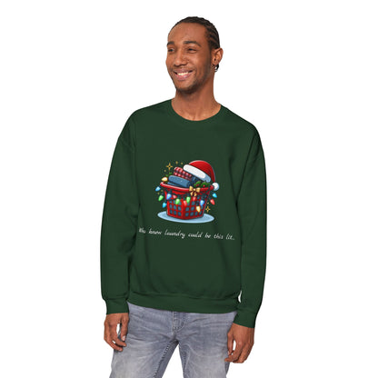 Festive Glowing Laundry Sweatshirt