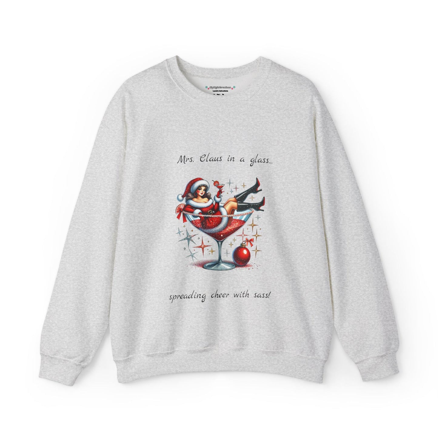 Mrs. Claus Martini  Sweatshirt