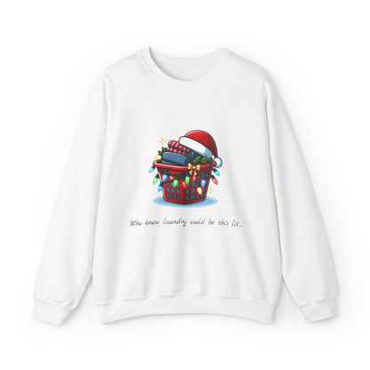 Festive Glowing Laundry Sweatshirt