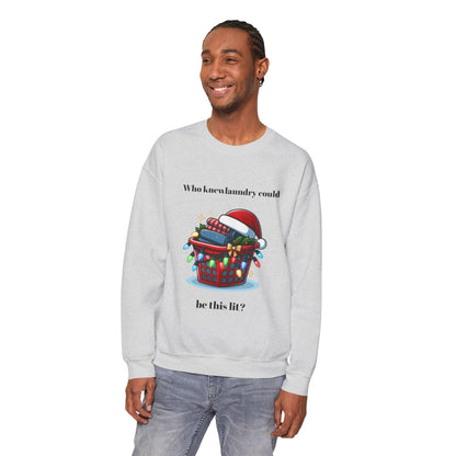 Festive Glowing Laundry Sweatshirt