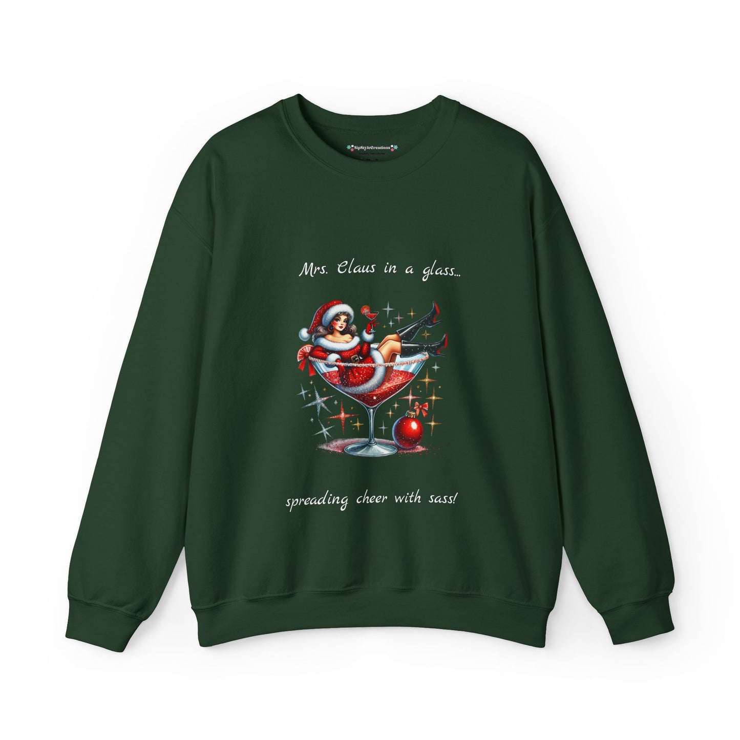 Mrs. Claus Martini  Sweatshirt