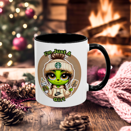 Grinchy Girl - Coffee Mug